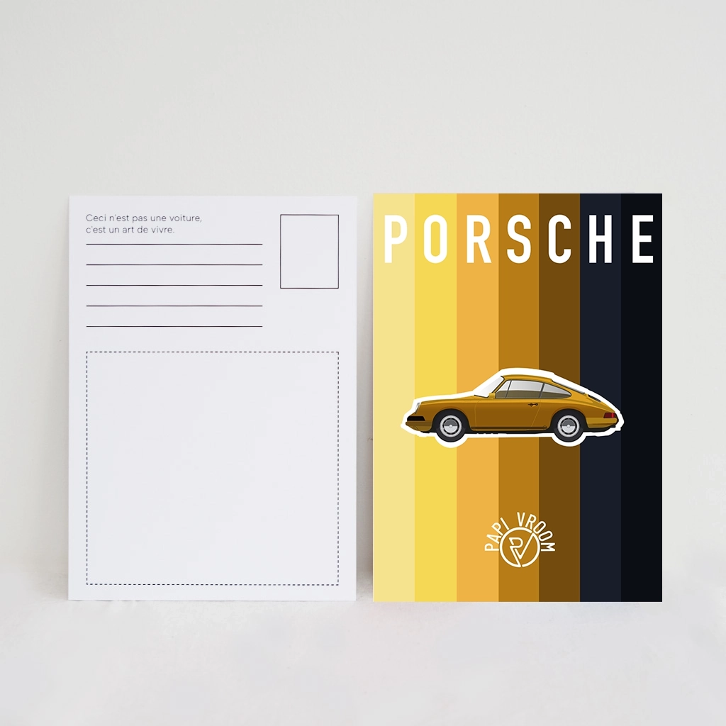 Carte Postale Porsche 911 | Papivroom