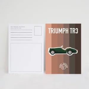 Carte Postale Triumph TR3 | Papivroom