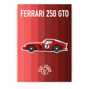 Affiche voiture ancienne Ferrari 250 GTO – Image 3
