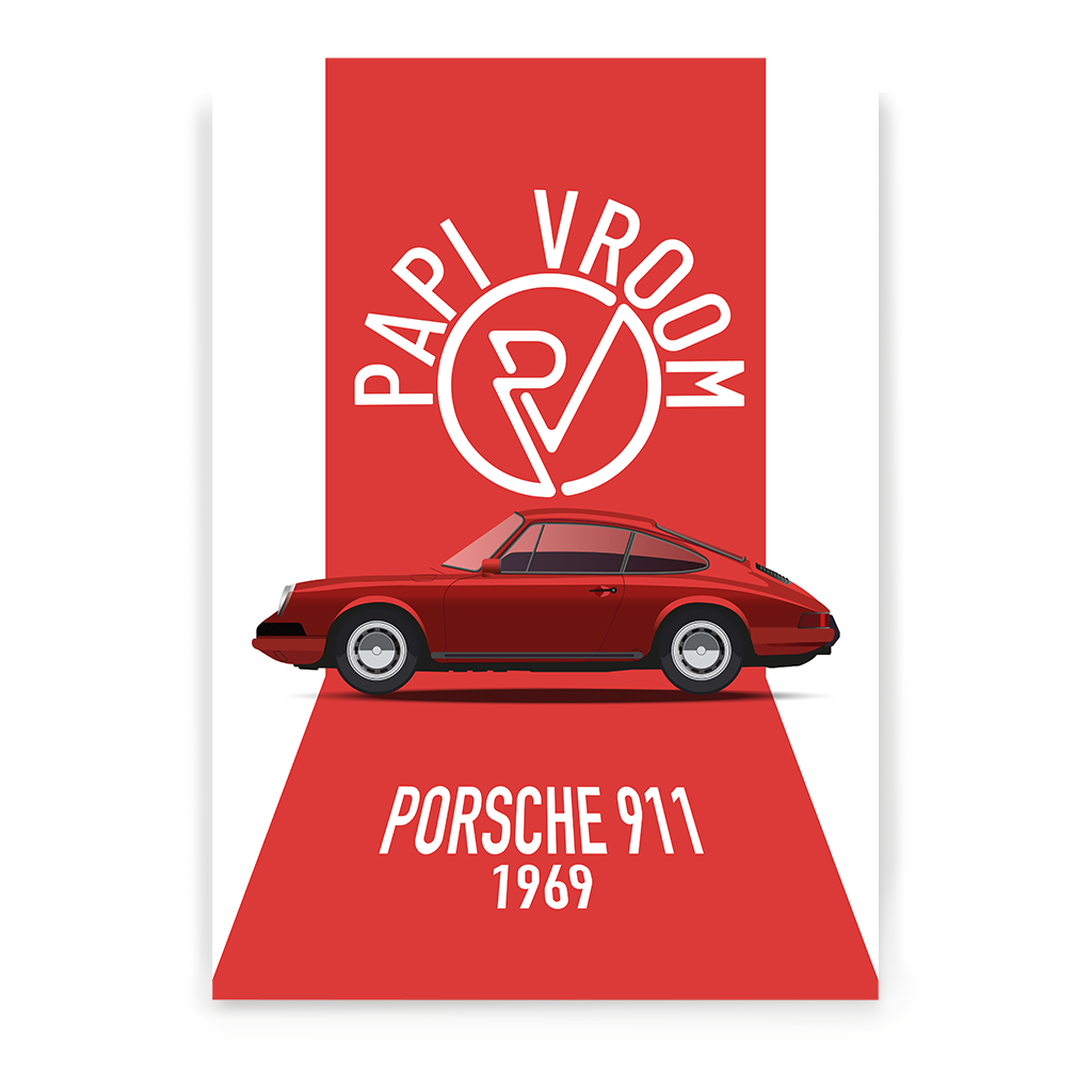 Affiche voiture ancienne Porsche – Image 3