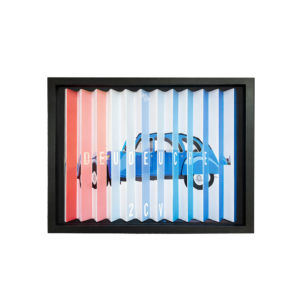 Cadre Pliage Bayadère 2CV | Papivroom – Image 1