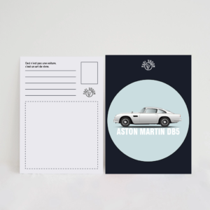 Carte Postale Aston Martin DB5 | Papivroom