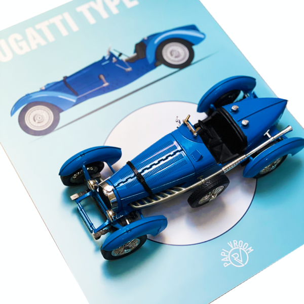 Cadre Miniature Bugatti Type 35 | Papivroom