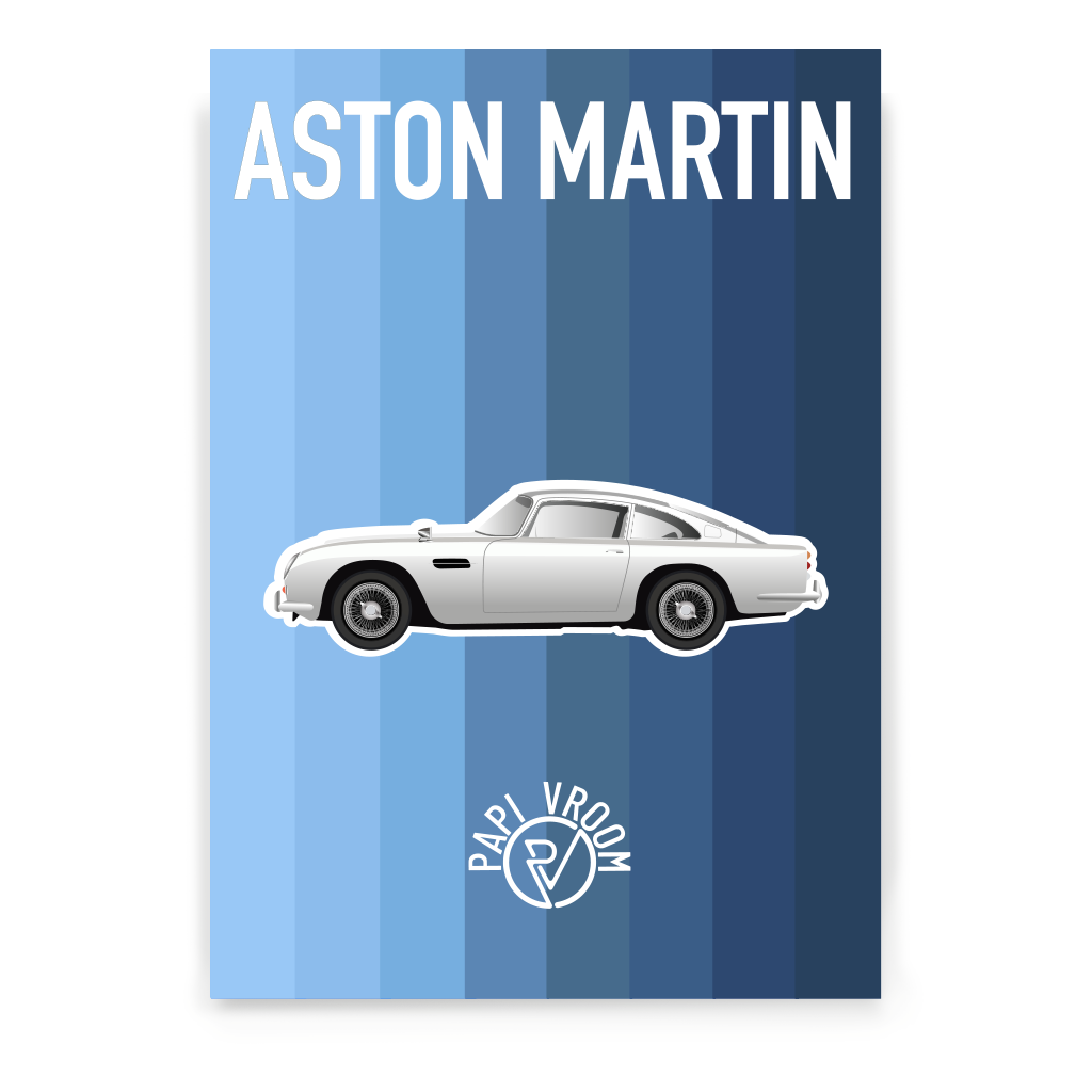 Affiche voiture ancienne Aston Martin DB5 – Image 3