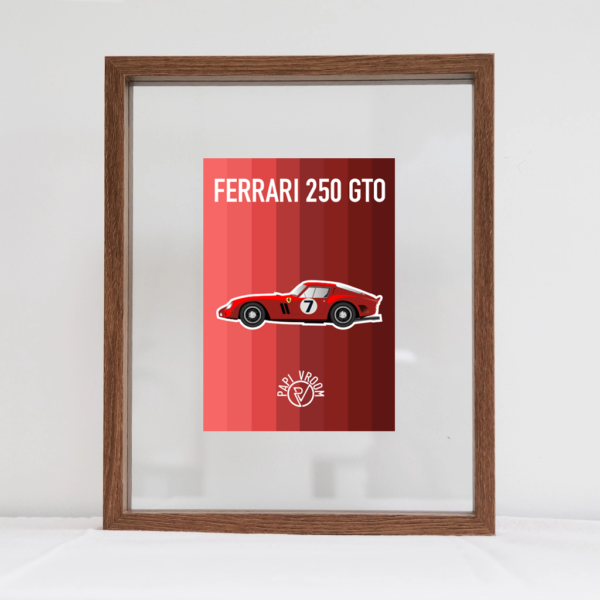 Carte Postale Ferrari 250 GTO | Papivroom