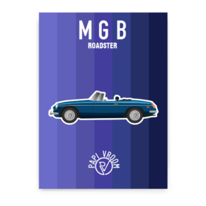 Affiche voiture ancienne MGB – Image 3